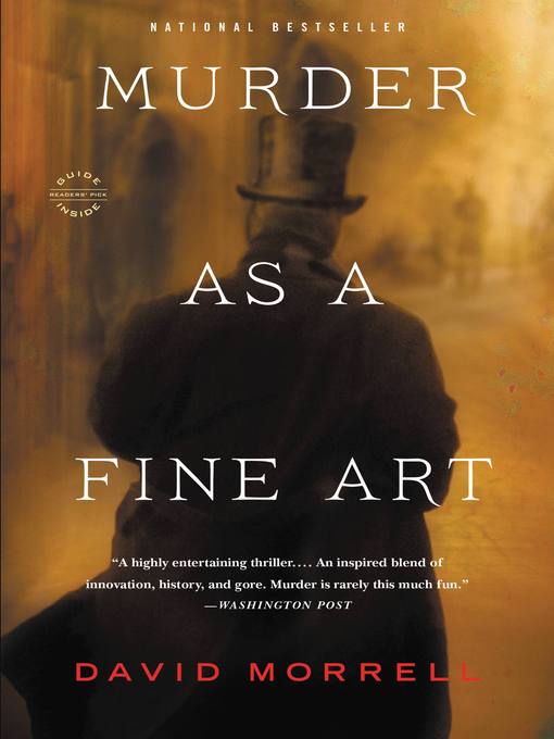 Title details for Murder as a Fine Art by David Morrell - Wait list
